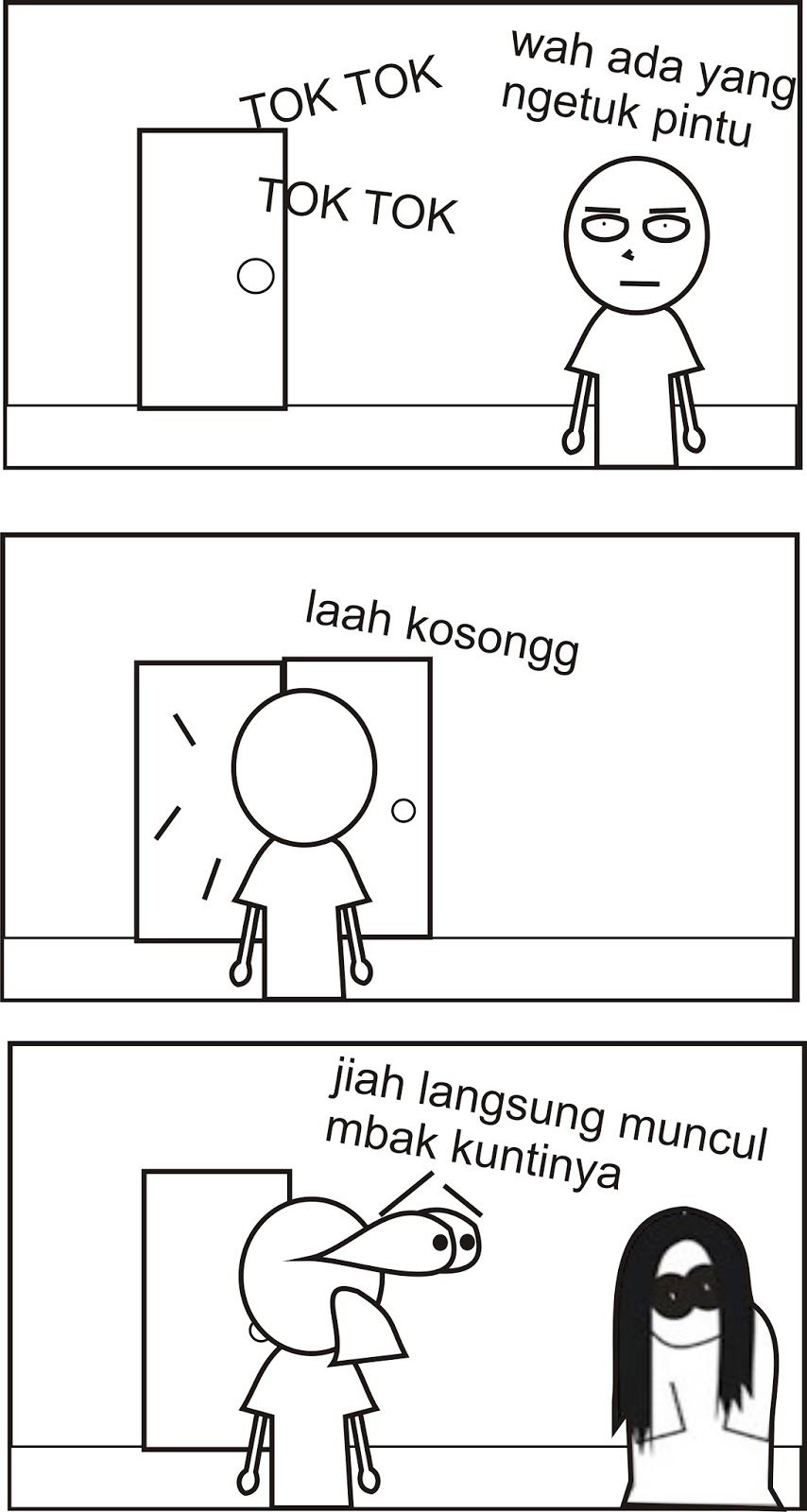 Skenario Menakut - nakuti oleh para Hantu