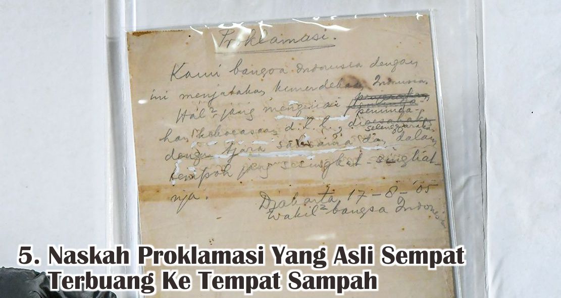  Sederet Fakta Menarik Detik-Detik Proklamasi Yang Perlu Kamu Tahu !