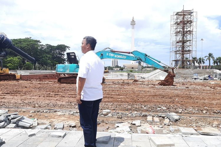 Sisi Selatan Monas Sudah Dibeton, Ketua DPRD DKI Marah Besar