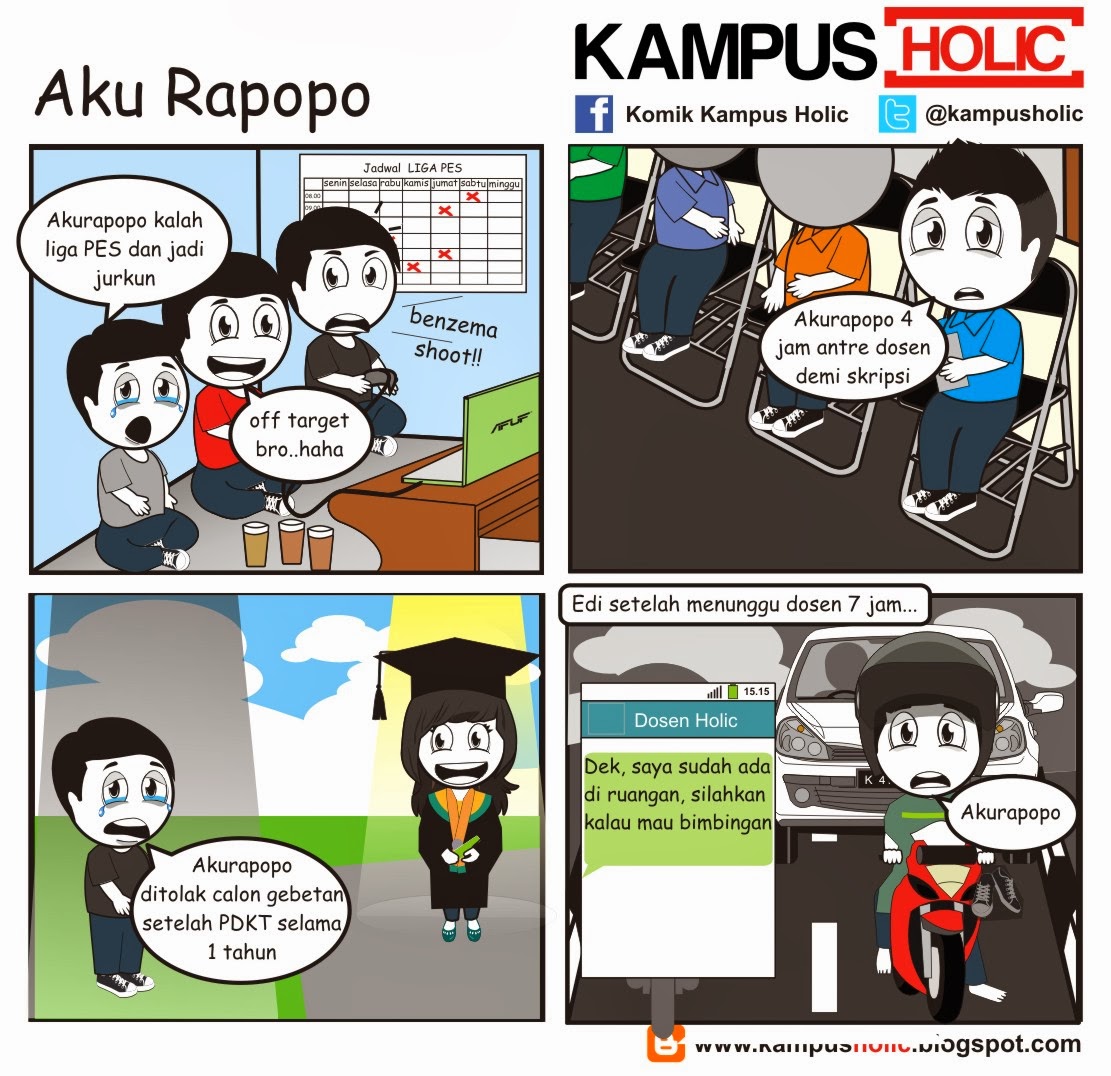 [Official] Kampus Holic Komik Strip Seputar Kehidupan Mahasiswa Update Tiap Hari