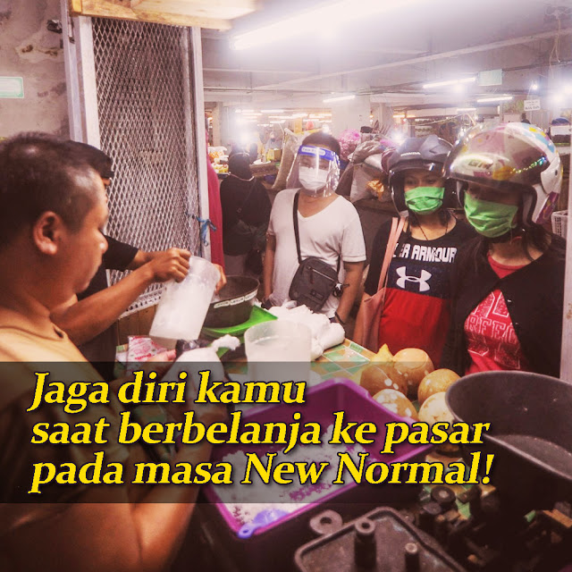 Tetap Jaga Diri Ketika Berbelanja ke Pasar