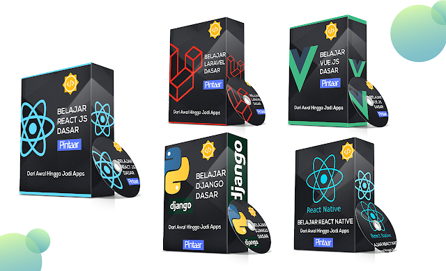 Paket Lengkap Belajar Pemograman React Js, React Native, Vue JS, dan Django Python
