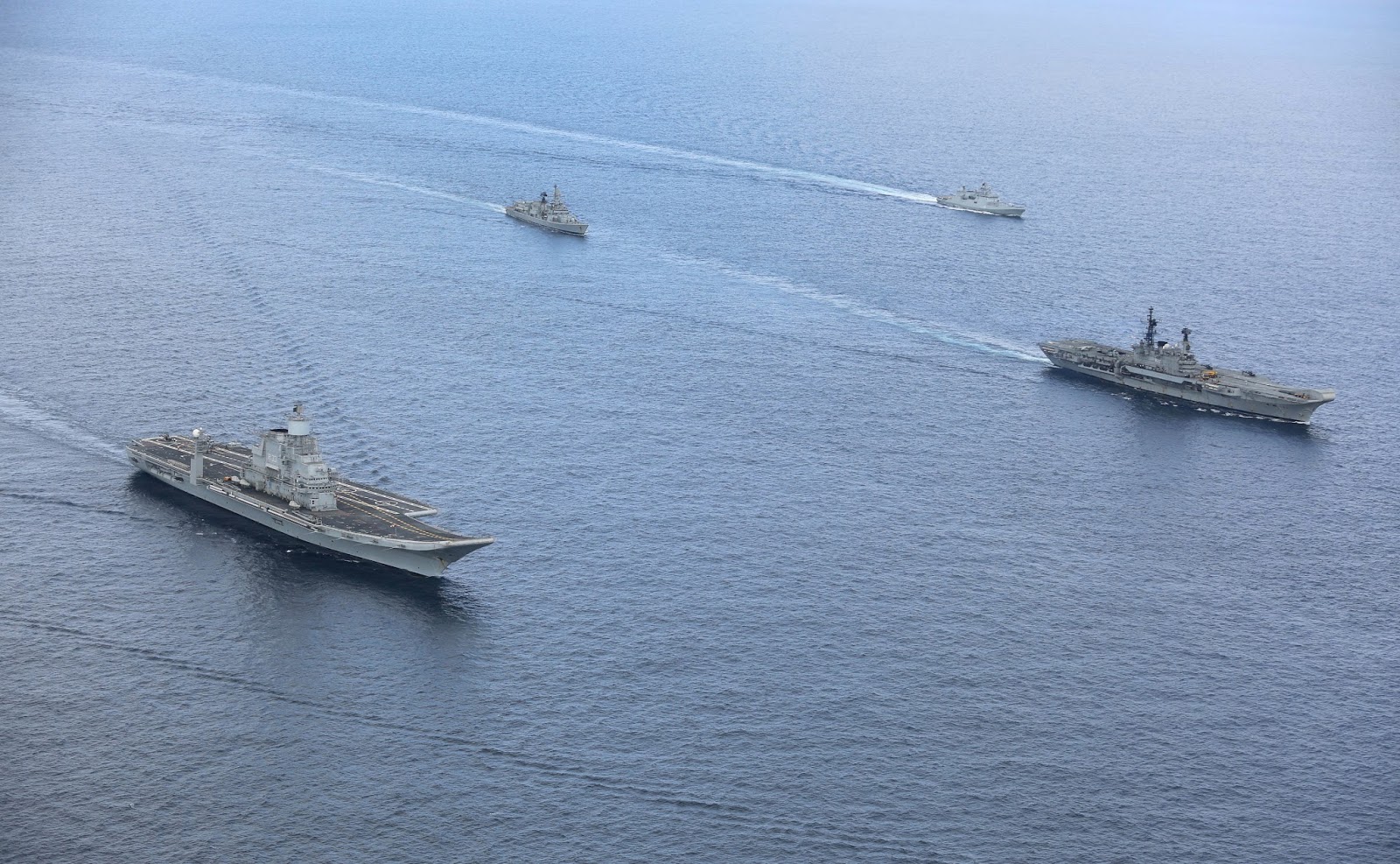 &#91;Picts&#93; Indian Navy Combined Fleet with 2 Carriers