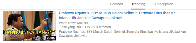 Trending YouTube Mencerminkan Selera Tontonan Masyarakat Indonesia