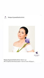 Vania Clara Wijaya , Model Fashion jadi Brand Ambassador Klinik Kecantikan