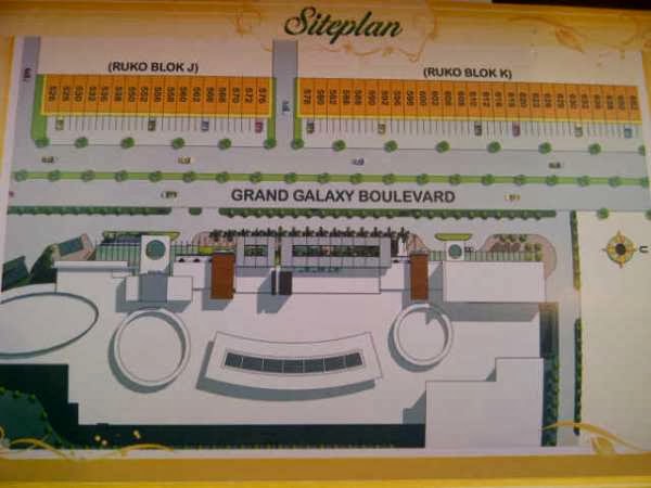 Dijual Rukan Depan Mall Grand Galaxy Park Bekasi AG410
