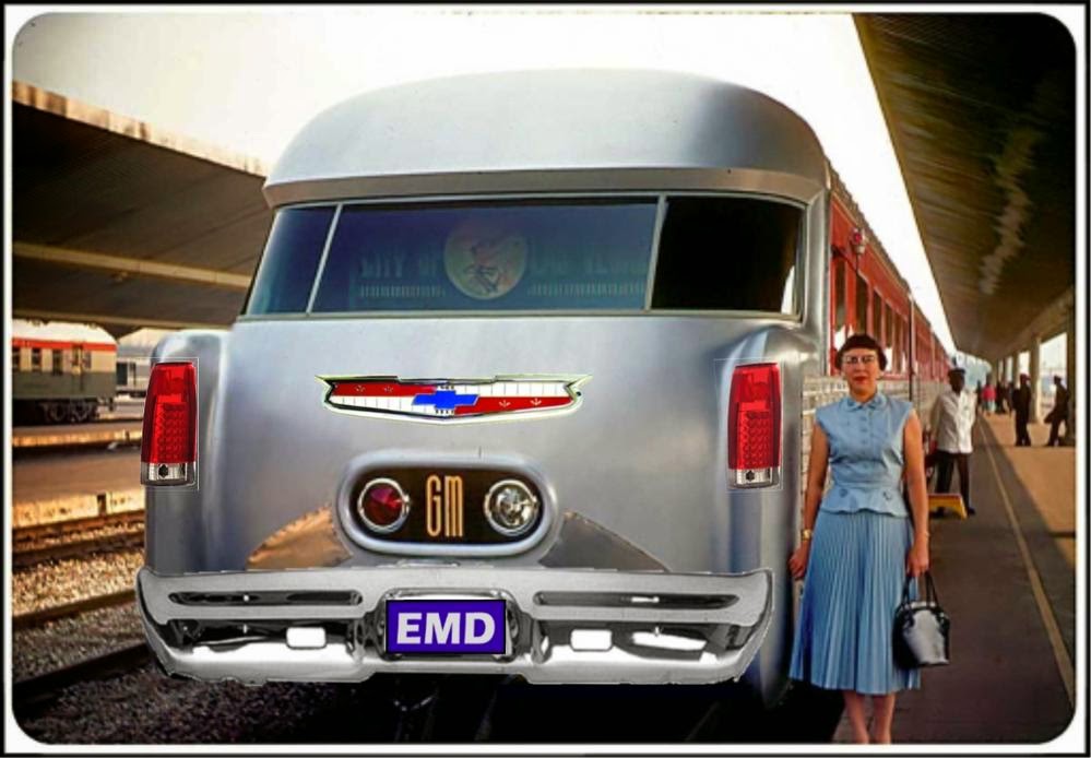 Kereta Unik - Aerotrain Kereta Percobaan buatan GM Tahun 1955