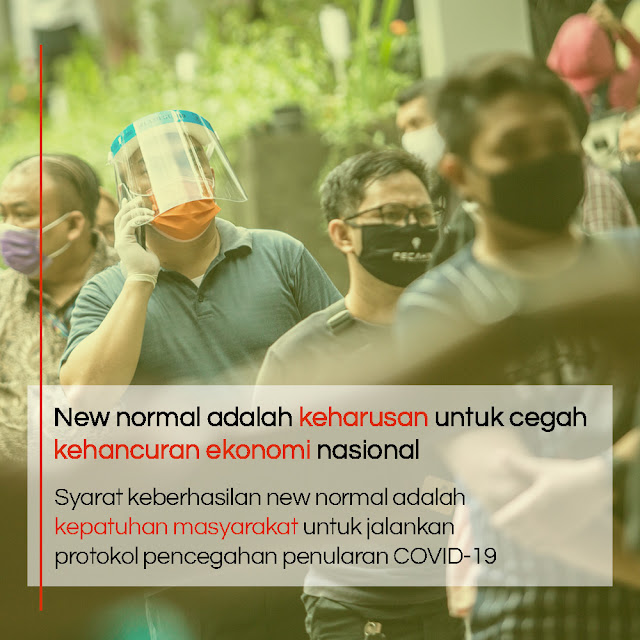 Syarat Keberhasilan New Normal Adalah Kepatuhan Masyarakat