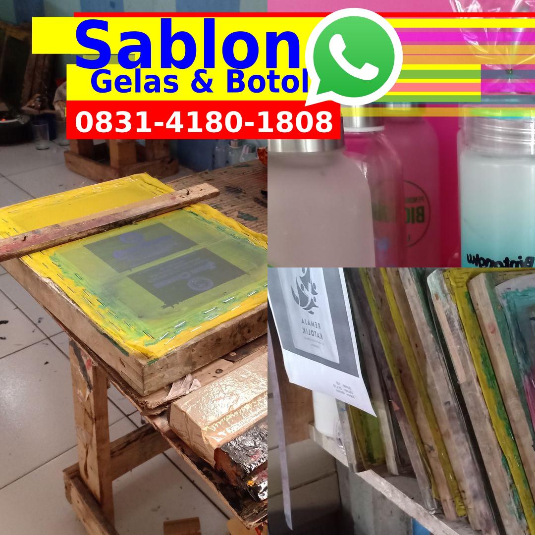 Ongkos Sablon Gelas Plastik Ö8౩I–ᏎI8Ö–I8Ö8(whatsApp)