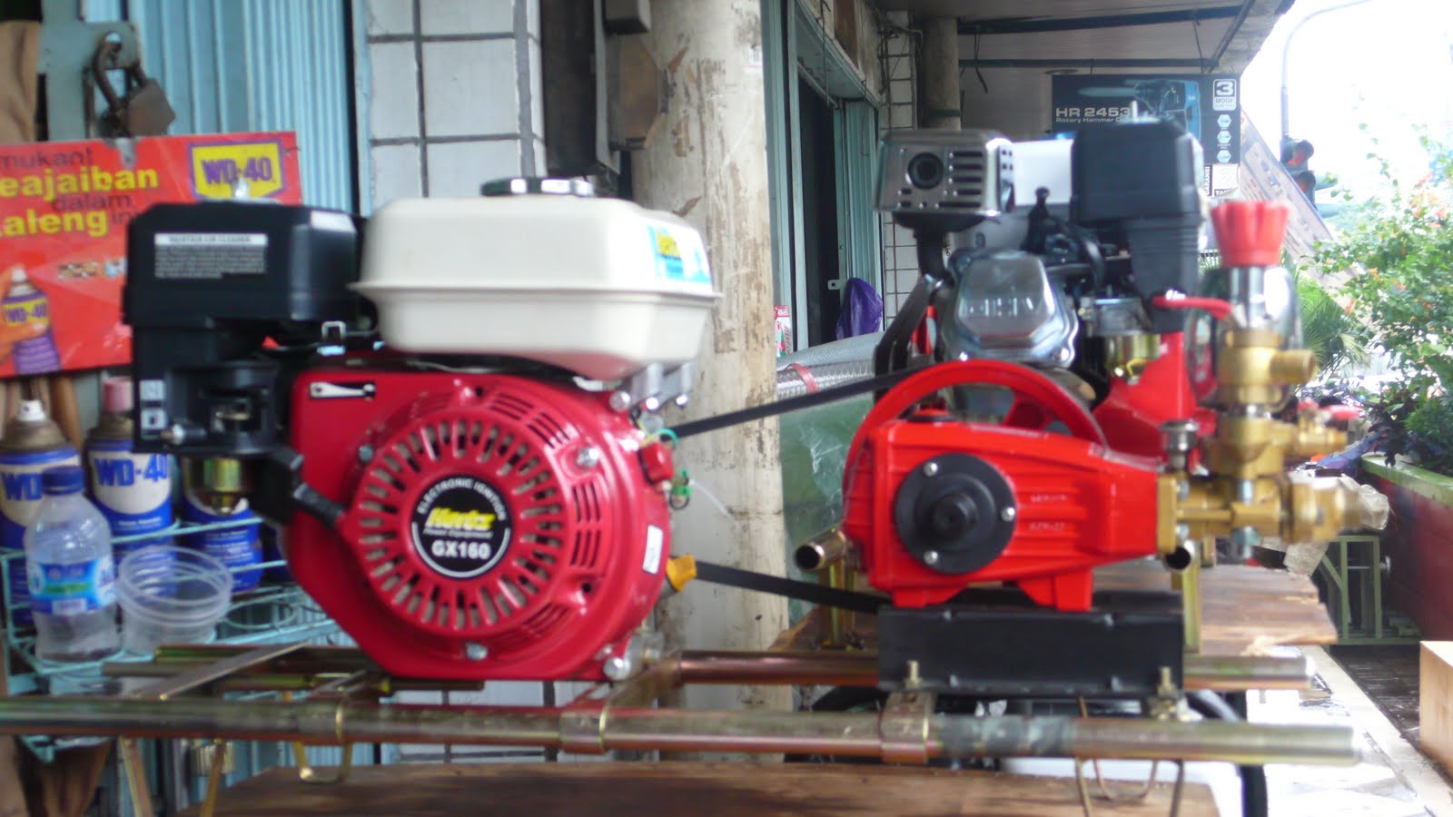 Terjual Mesin Alat Cuci Steam Mobil Motor Sanchin Power 