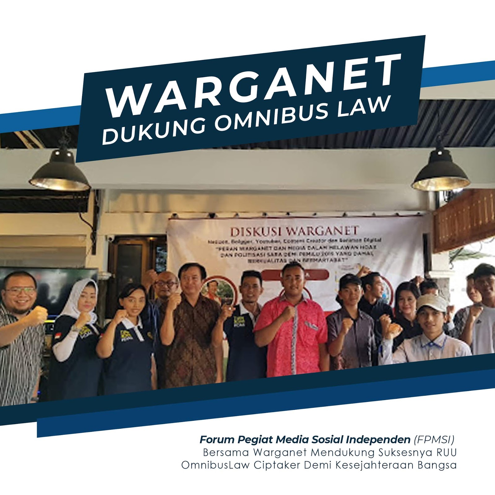 FPMSI Bersama Warganet Semarang Dukung RUU Omnibus Law Cipta Kerja
