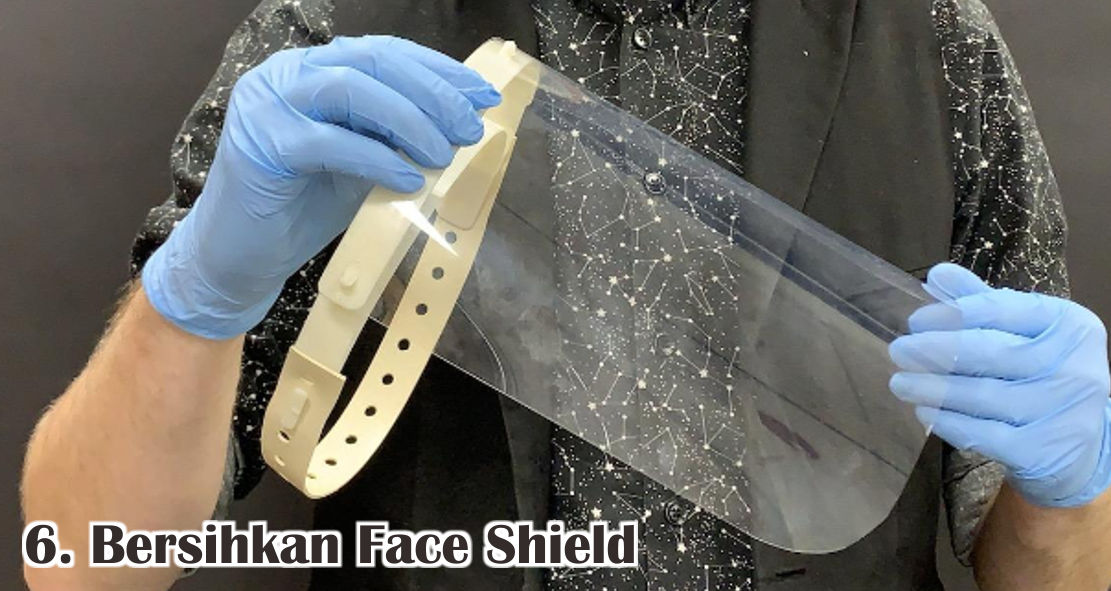 Jangan Sampai Salah, Begini Cara Pakai Face Shield Yang Benar !