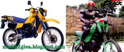 Ini Loh Gan Merek Motor Yang Digunakan Para Kamen Rider. Cekidoot!!