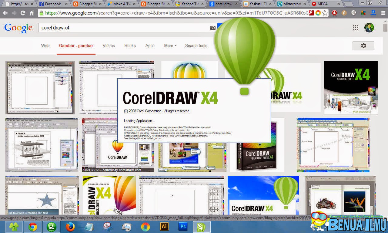 Buat Bendera Berkibar Dengan Corel Draw
