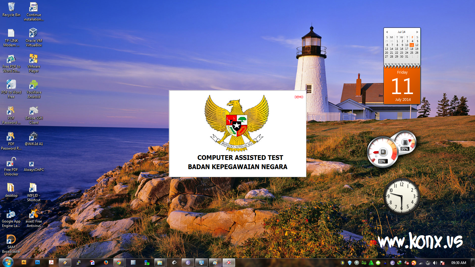 Download Simulasi CAT BKN untuk Seleksi CPNS 2014 (For PC)
