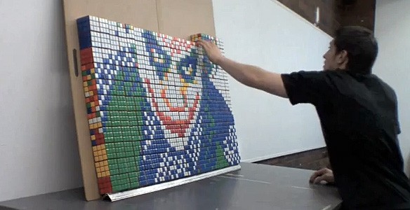 Karya Seni Keren dari Susunan Rubik