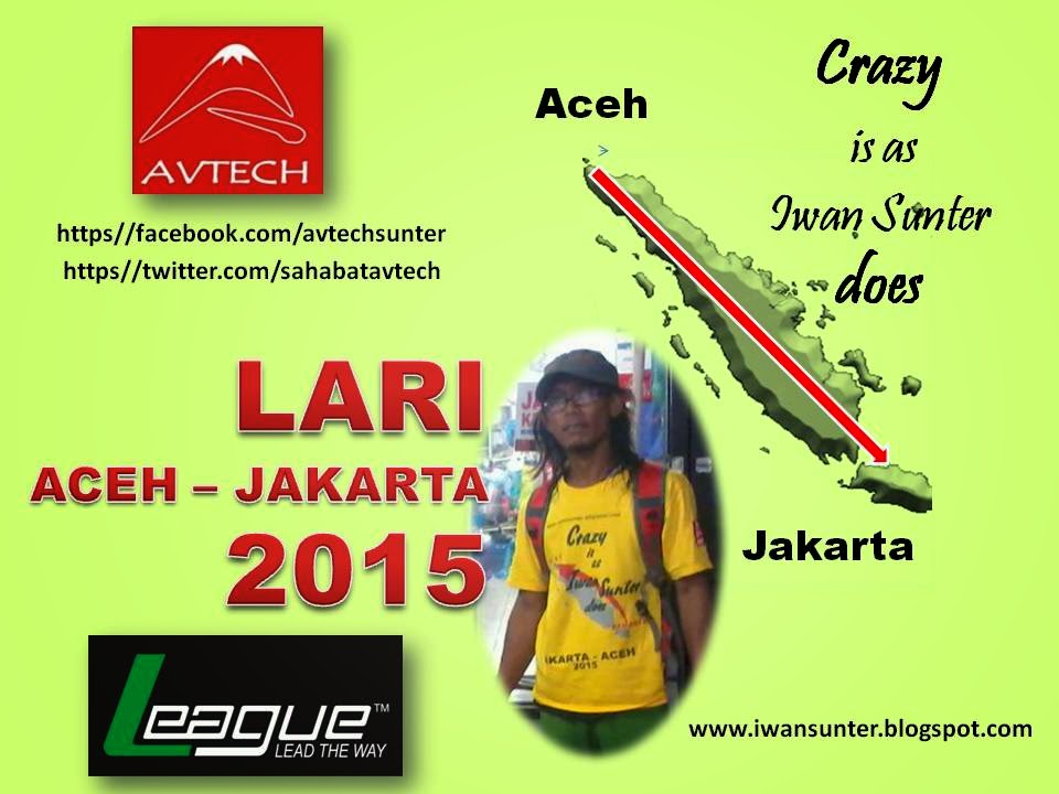 Lari Aceh Jakarta 2015 Iwan Sunter
