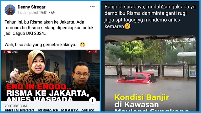 Surabaya Banjir, Gerombolan Haters Anies Langsung Terbungkam