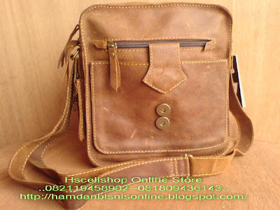 Tas Selempang Kulit Asli