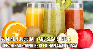 Tips Unik Agar Tidak Haus Berlebihan saat Puasa!