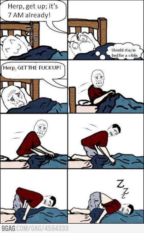 sifat mau bangun tidur