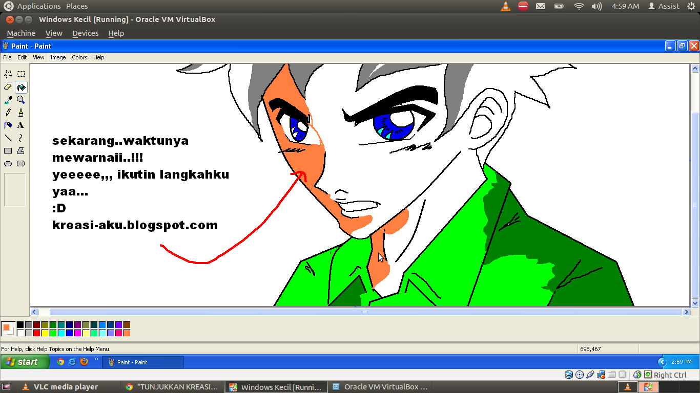 Ane Ajarin nih &quot;Membuat Karacter Sendiri &amp; Kata Mutiara&quot; by ms.Paint 