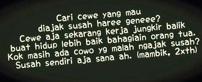 Ini Faktanya tidak semua wanita yang menolak diajak hidup susah itu Matrealistis 