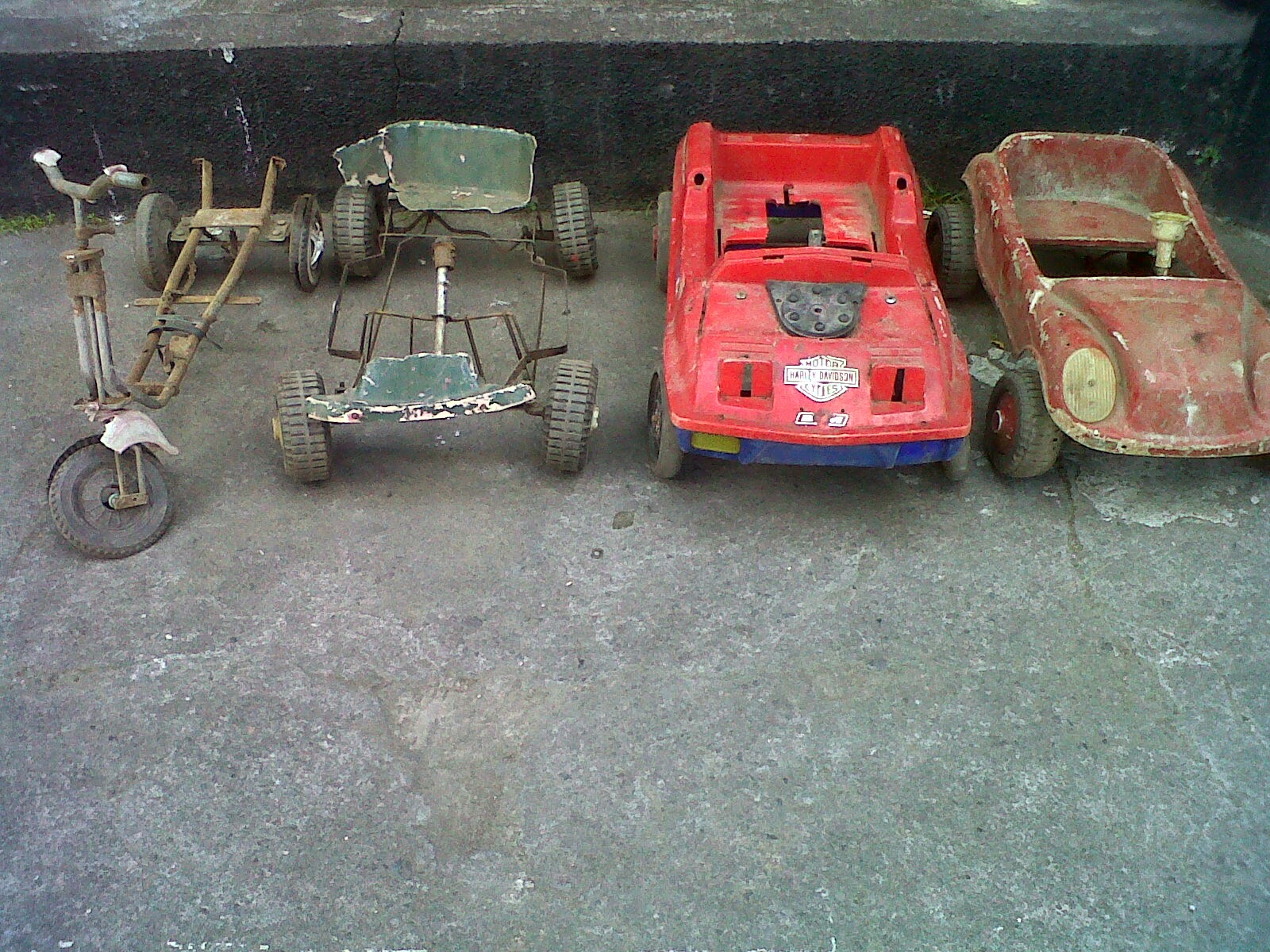 rangka pedal car & vespa goes