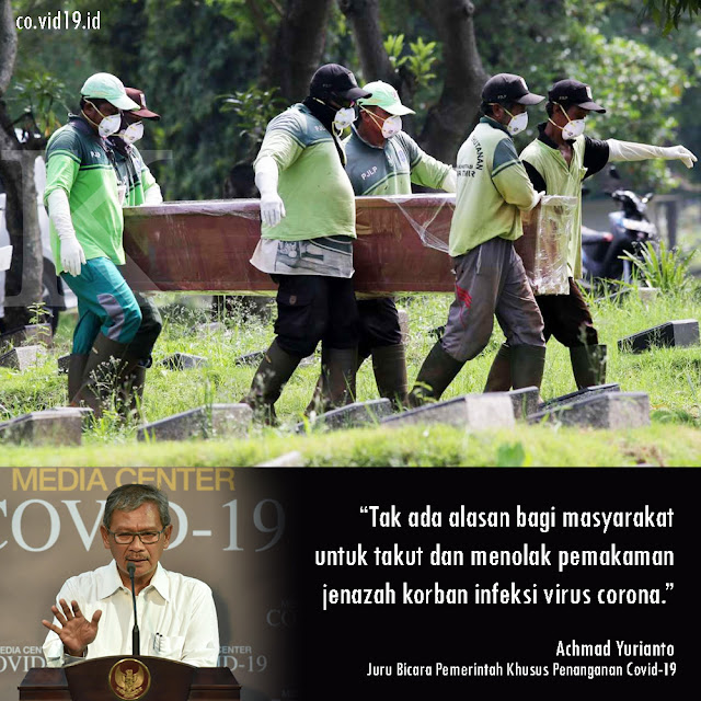 Tidak Ada Alasan Masyarakat Tolak Pemakaman Jenazah Korban COVID-19