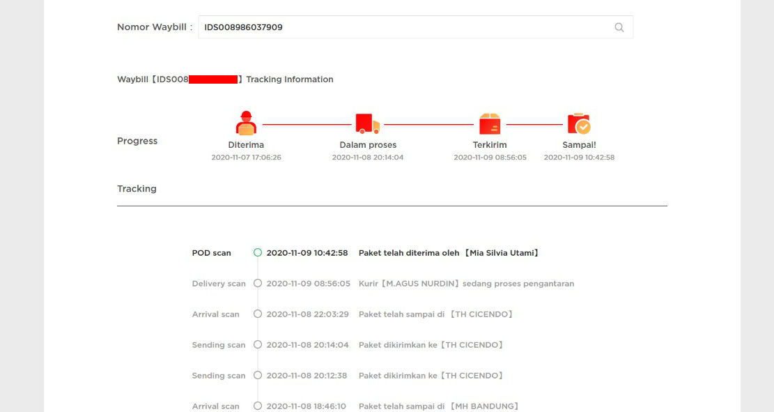  Arti Lengkap Status Pengiriman Barang ID Express 