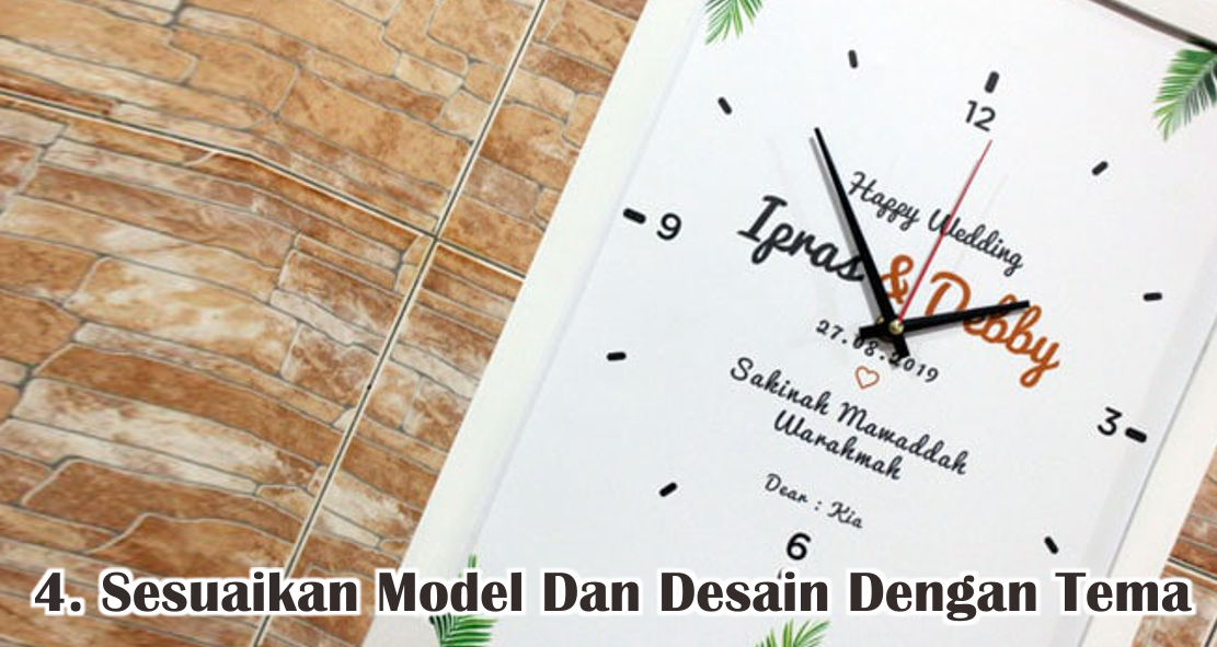  6 Tips Penting Saat Memilih Jam Dinding Untuk Souvenir 