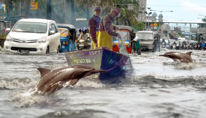 Banjir di Pantai Mutiara, Subhanallah Alam Pun Juga Tidak Suka Dengan Ahok