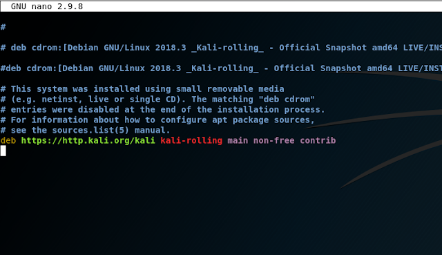 Repository yang Harus Ditambahkan Setelah Install Kali Linux 