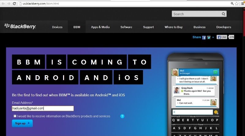 BBM Akan Berpisah Dengan Blackberry