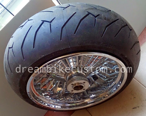 Terjual Velg  Motor 100 Custom Handmade Scorpio Binter 