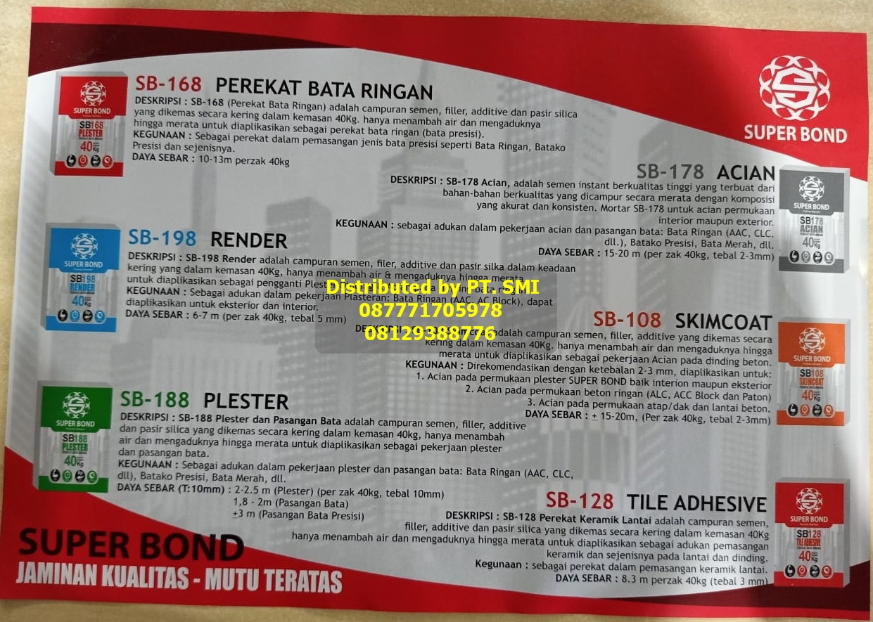 Semen Instant/ Mortar Kualitas Tinggi harga murah
