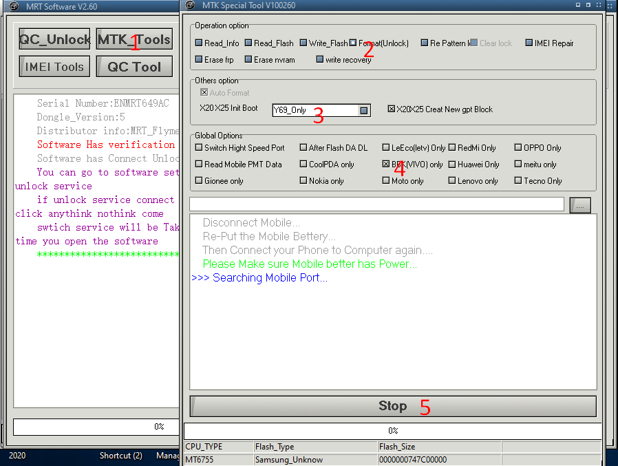 Tutorial How to easily and quickly ByPass Pattern VIVO 1714 Y69