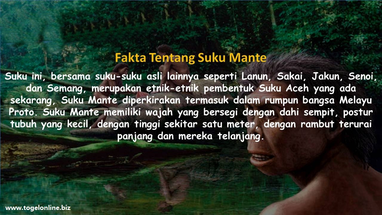 5 Hal Mengenai Suku Mante Aceh yang belum kalian ketahui.