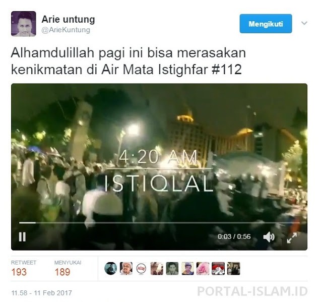 Inilah 10 Kejadian Menarik Di Aksi 112 Bela Islam jilid IV