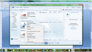 CARA MEMASANG GAMBAR PADA LAGU (MP3) DENGAN WINDOWS MEDIA PLAYER DI WINDOWS 7