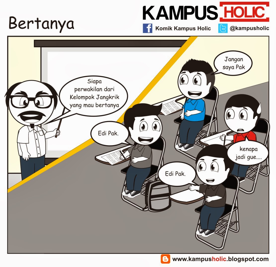 Komik Kuliah, Praktikum, dan Tugas Mahasiswa