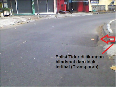 Macam-macam bentuk POLISI TIDUR di Indonesia, ingin tahu..??cekidot atuhh
