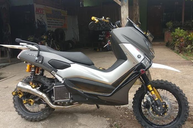 Gak Ingin Kalah Dengan Honda ADV150, Yamaha NMAX Dibuat Menjadi Konsep Motor Trail