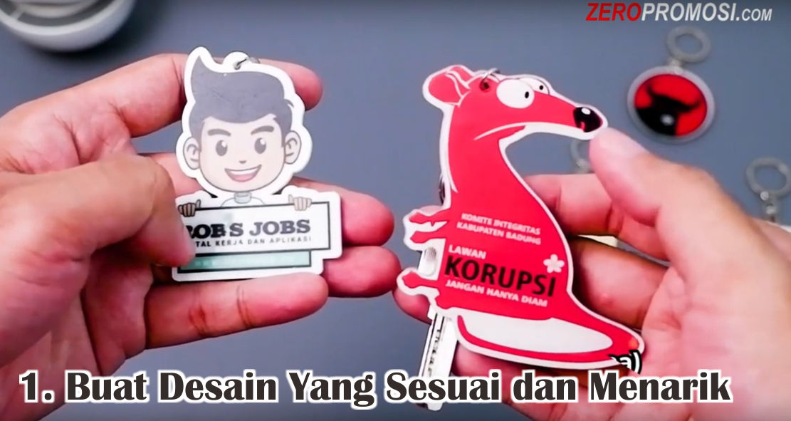  Tips Membuat Gantungan Kunci Akrilik Keren Untuk Souvenir !