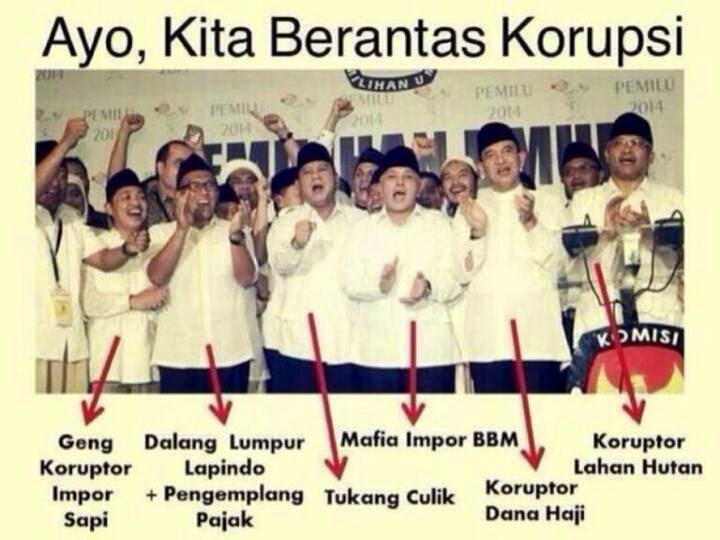 &#91;Koruptor vs Koruptor&#93; Kubu manakah tempat para koruptor berkumpul? Prabowo Vs Jokowi