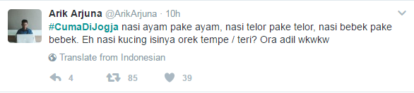 Hashtag #Cumadijogja Trending di Twitter, Lihat Yuk Serunya Cuitan #Cumadijogja !