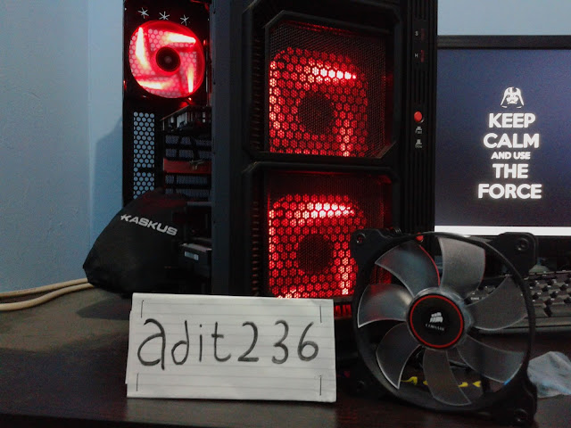 &#91;ERC&#93; CPU Adem, Ngaskus Jadi Betah Dengan Corsair SP120 LED Red 
