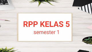 RPP kelas 5 semester 1 2021