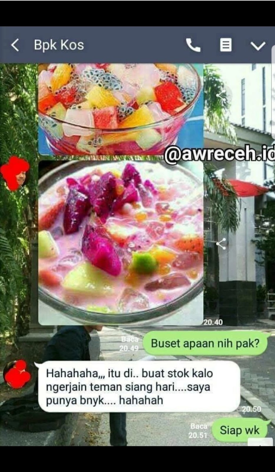 10 Chat lucu bapak kos ini bikin nggak bisa berhenti ngakak