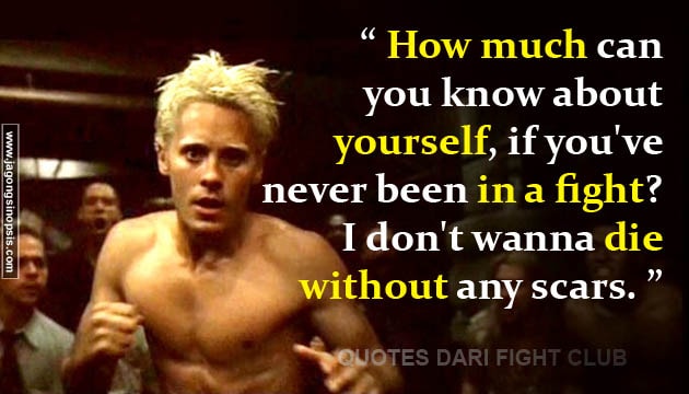 18 Quote Keren dari Fight Club